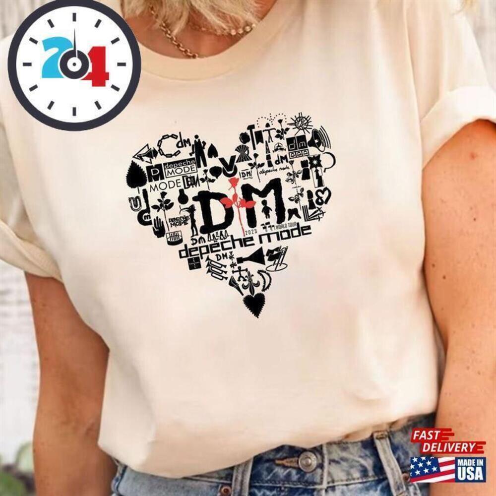 Depeche Mode Memento Mori Tour 2023 Fan Graphic T-Shirt